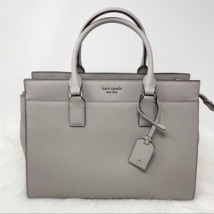 Kate Spade Cameron Large Satchel Gray